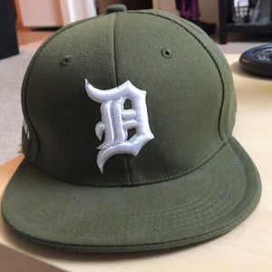 Green Detroit hat
